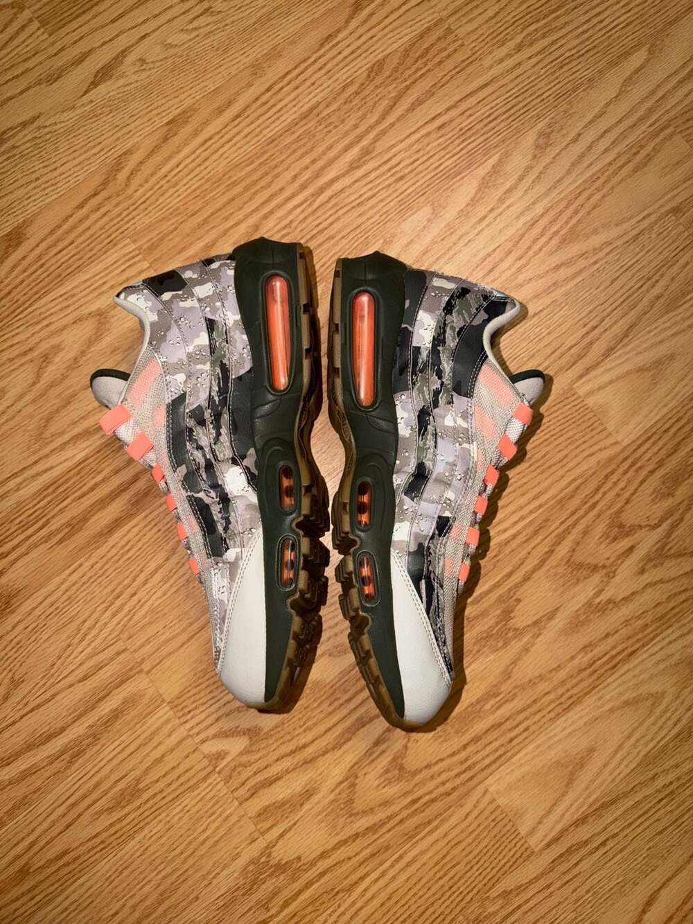 Nike Air Max 95 Camo Sunset (AQ6303-001) SZ 13M ‼️SHIP NEXT DAY‼️ NO BOX CLEAN🧼 - Picture 3 of 11